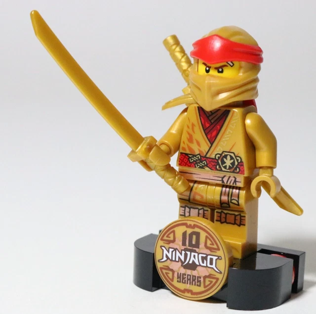LEGO NINJAGO 71736 Gold Kai Minifigure Legacy 10th Anniversary