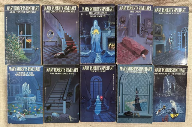 Lot of 10 Mystery Paperbacks by Mary Roberts Rinehart