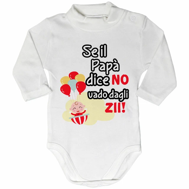 Io Vado Body Neonata Personalizzabile Con Nome - Cotone 100