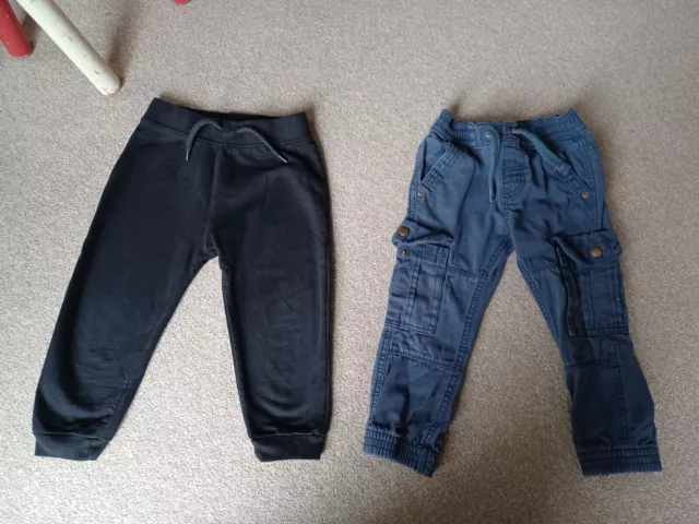 trouser bundle age 3-4 years, joggers and combat trousers