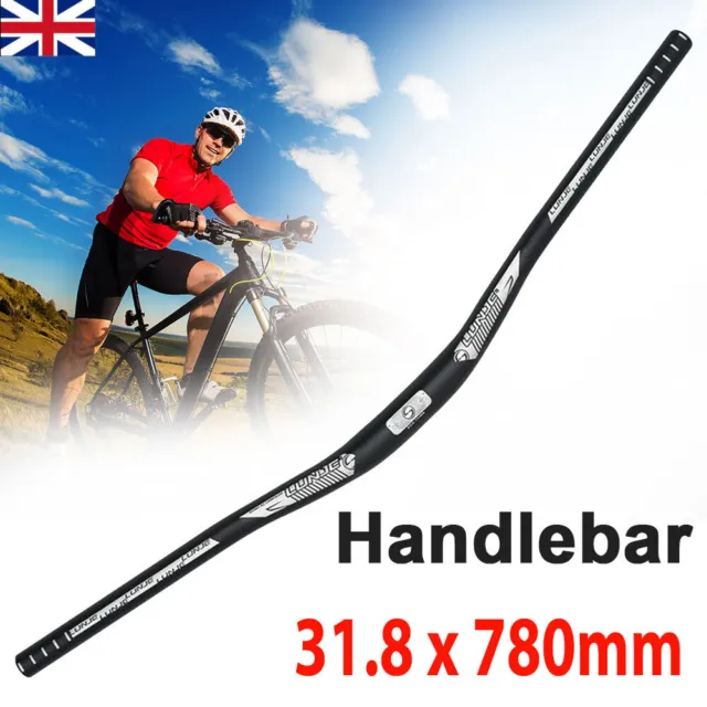 Aluminium Alloy Mountain Bike Handlebar MTB 31.8*720/780mm Long Handle Bar Grip