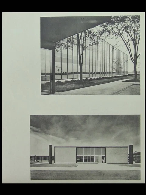 Detroit, General Motors Technical Center, Eero Saarinen - 2 Boards 1955 -