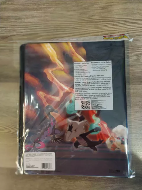 POKEMON ULTRA PRO ALBUM SCORCHING SUMMIT Charizard Carte 9 Tasche Nuovo 2