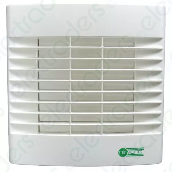 Airvent 459318A Extractor Fan with Humidistat/Pullcord & Automatic Shutter 100mm