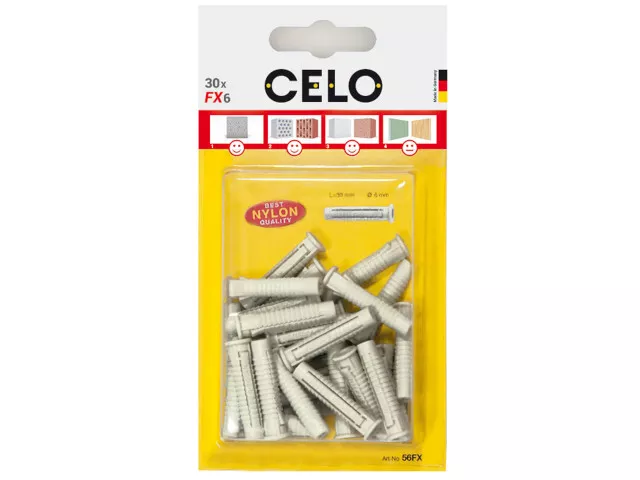 CELO Blister Dübel FX 12, VPE 6 Stück Blister