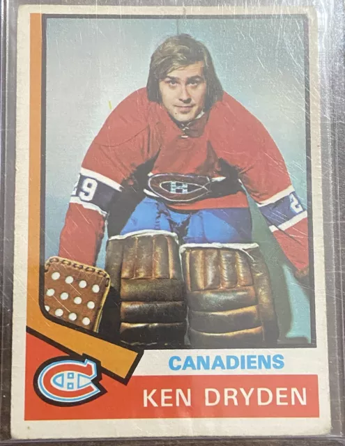 1974-75 O Pee Chee Ken Dryden