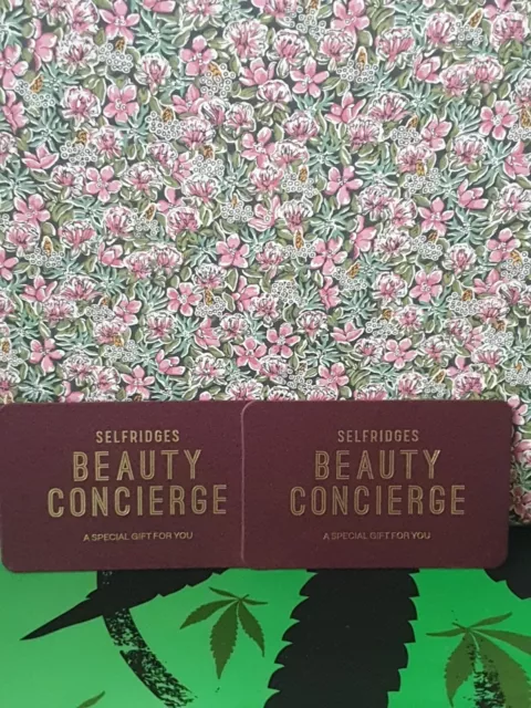 2 x Selfridges Beauty Concierge 45 Minute Appointment Voucher Exp March 2024