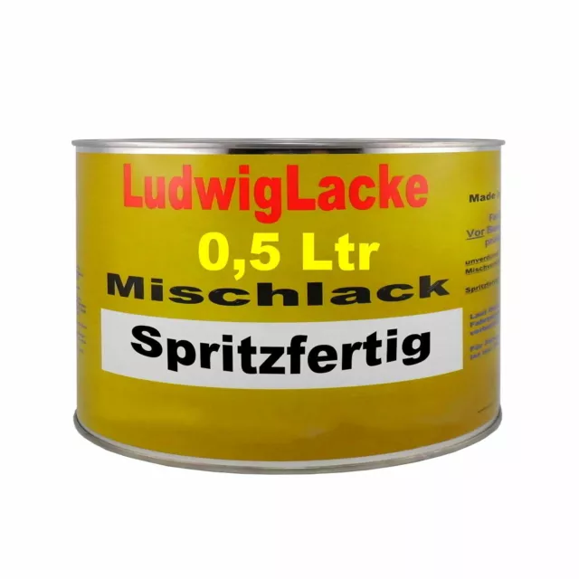 500ml Autolack spritzfertig für Audi in Panthero LY9Z Metallic Fahrzeuglack