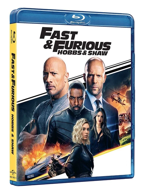 Fast & Furious Hobbs & Shaw (Blu-ray) Dwayne Johnson Jason Statham Idris Elba