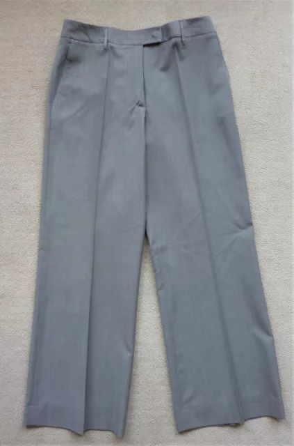 Pantalon Gris Fluide En Laine Très Fine Bui De Barbara Bui T42