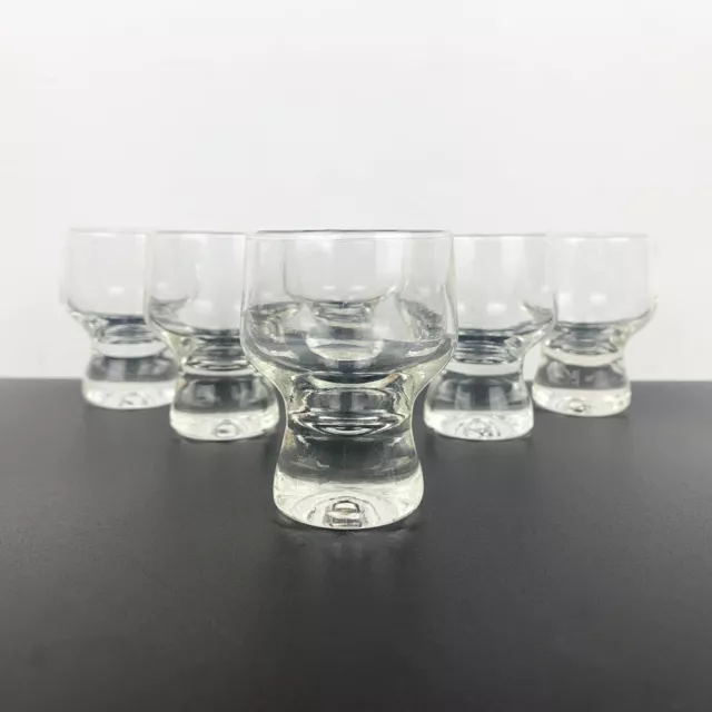 Set of 6 vintage Crown Corning Regis shot glass | small liqueur glasses