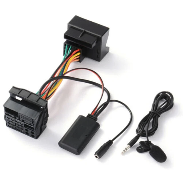 Bluetooth Audio Câble Aux Adaptateur Avec Micro for Opel CD30 CDC40 CD70 DVD90
