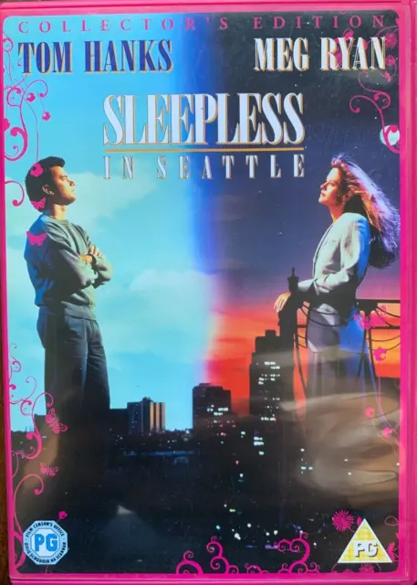 Sleepless IN Seattle DVD 1993 Tom Hanks + Meg Ryan Romcom Film Classico