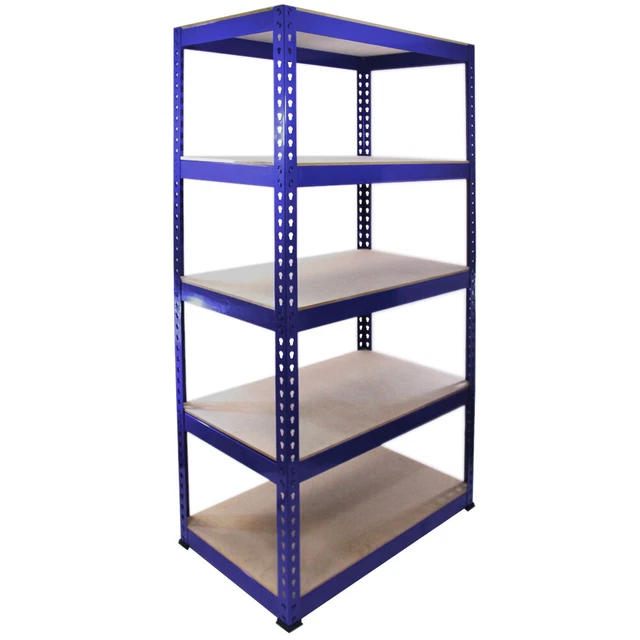 1 vano scaffalatura 90 cm scaffali garage magazzino unità scaffalatura acciaio 5 livelli