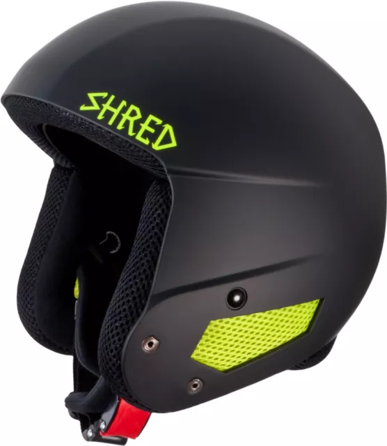 Shred Skihelm Snowboardhelm schwarz Mega Brain Bucket X-Static® Slytec