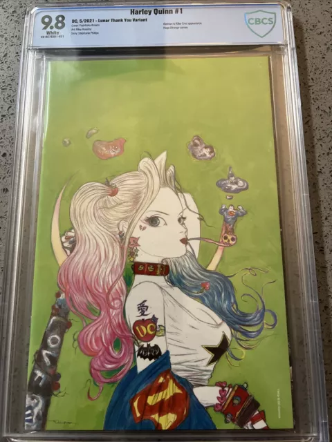 Harley Quinn #1 CBCS 9.8 Yoshitaka Amano One Per Store Thank You Virgin Variant