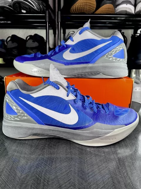 Nike Air Zoom Hyperdunk Low PE 2012 Men’s Basketball Shoes Duke Blue - Size 12
