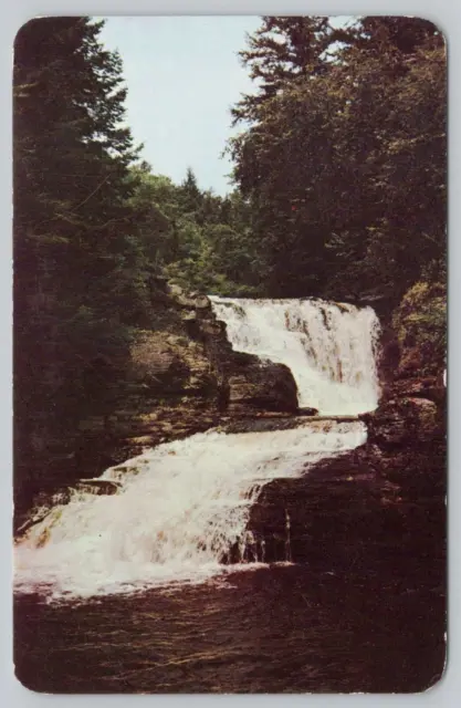 Postcard Winona Falls Pocono Mountains Pennsylvania