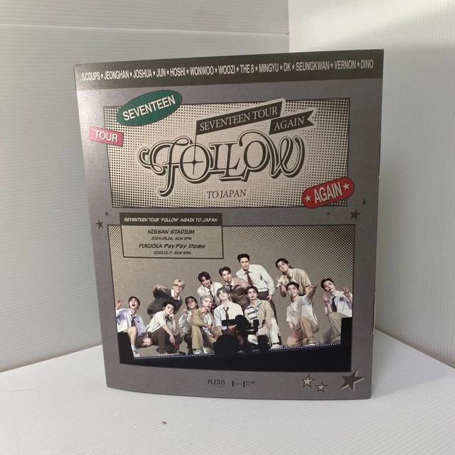 SEVENTEEN TOUR FOLLOW AGAIN JAPAN 3Blu-ray +13 POB Postcards