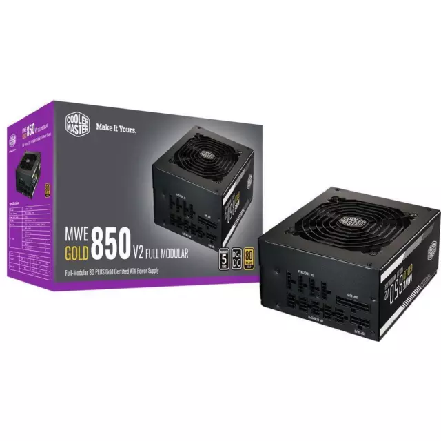 Cooler Master MWE Gold 850 V2 850W 80 PLUS Gold Fully Modular Power Supply