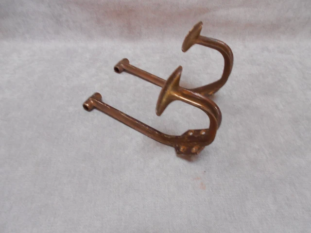 Pair of  Vintage French LOFT metal COAT HAT Racks hangers