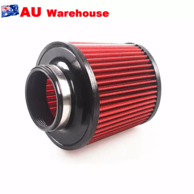 Universal Air Filter 3" 76mm SS304 Intake Height High Flow Cone Cold For Cheroke