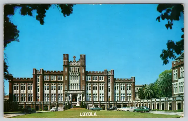 c1960s Loyola University Jesuit Priests Catholic University Vintage Postcard
