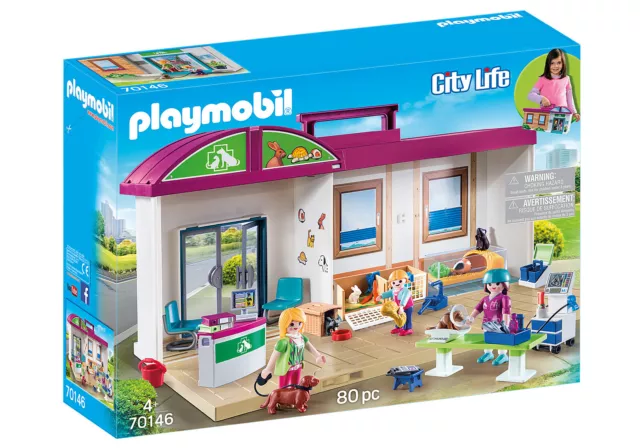 Playmobil City Life - Take Along Vet Clinic