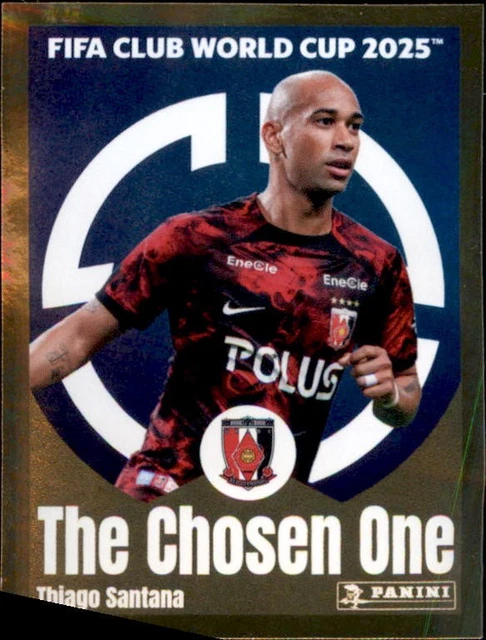 PANINI FIFA CLUB World Cup 2025 Sticker 295 Thiago Santana Urawa Red ...