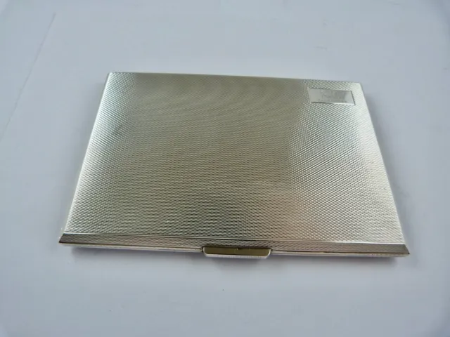 1947 - Solid Silver - Very Large Cigarette Case - 178.1 Grams