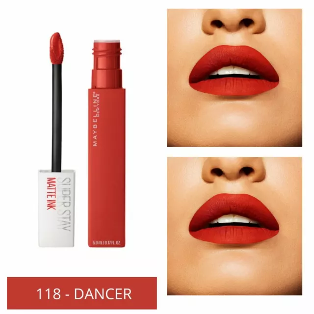 118 Dancer - Rouge à lèvre SuperStay MATTE INK de Maybelline New York