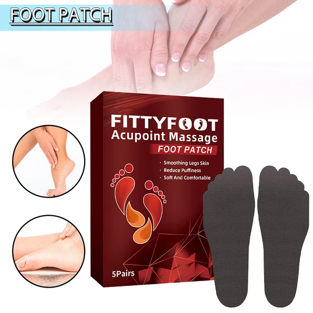 5pairs Fittyfoot Acupoint Massage Foot Patch Varicose Veins Spider Veins A