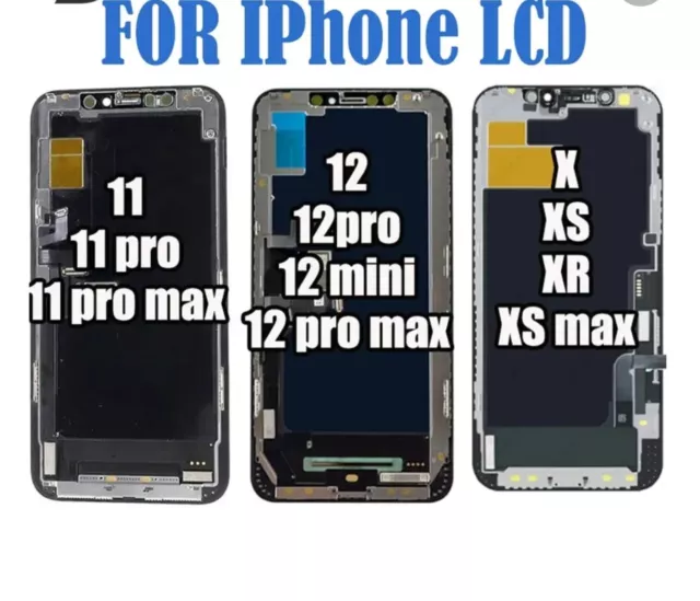 ECRAN DE REMPLACEMENT iPHONE 11 PRO MAX LCD INCELL (A+++++) EUR 60