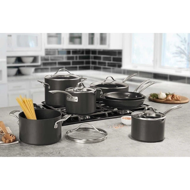 KIRKLAND SIGNATURE 12PIECE NonStick Cookware Set Cooking Kitchen Oven