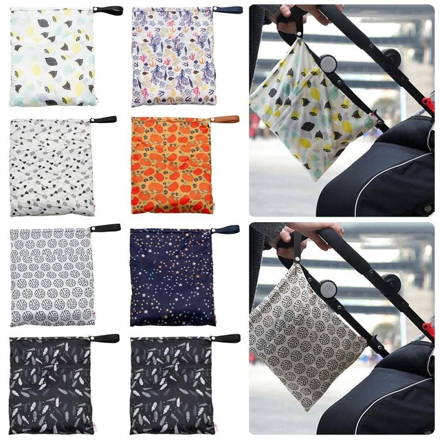 Multi-purpose Diaper Storage Bag Diaper Nappy Pouch Zip Bag Travel Swim Bag