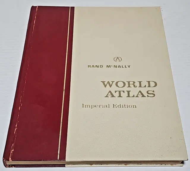 Rand McNally World Atlas Imperial Edition 1970 2