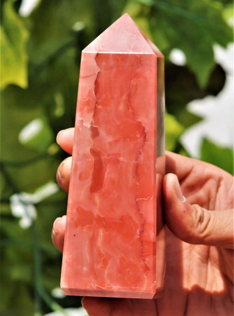 150mm Superb Pink Bustamite Crystal Healing Energy Reiki Decor Stone Point Tower 150mm Superb Pink Bustamite Crystal Healing Energy Reiki Decor Stone Point Tower