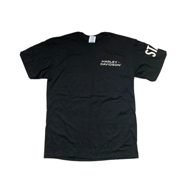 Women's HARLEY-DAVIDSON T-Shirt Staff Shirt From Sturges Chest Hit And Back Hit