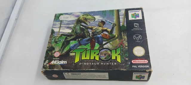 [BOITE VIDE] Jeu Nintendo 64 N64 Turok Dinosaur Hunter