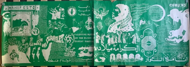 Controcultura - Elisabetta Carboni Montaldo 1971 - Rarissimo poster murale