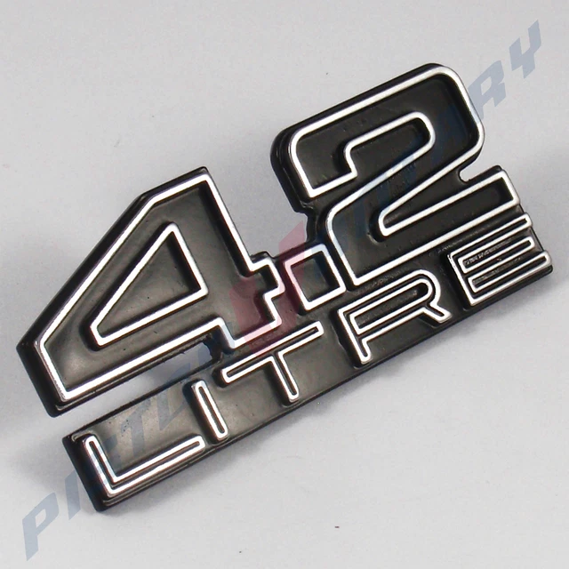 4.2 LITRE Tailgate Badge New for HOLDEN HJ HX HZ Kingswood Monaro Pemier GTS 253