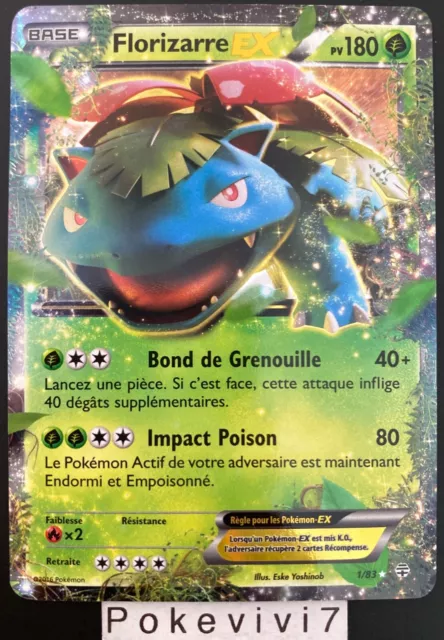 FLORAL 1/83 Ultra Rare Pokemon Card EX XY GENERATIONS FR USED
