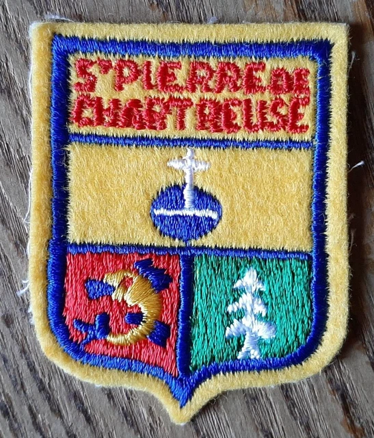 Blason ancien Ville de SAINT TROPEZ Insigne Patch écusson tissu circa