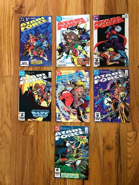 Vintage DC Atari Force Comics Lot  1983 Vol # 1-7