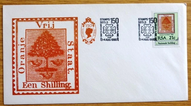 1990 South Africa RSA Stamp First Day Cover-'Stamp Day' Item No D-1115