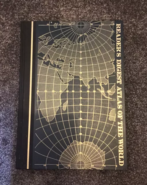 Readers Digest Atlas of the World 1987 Edition Hardback Cover