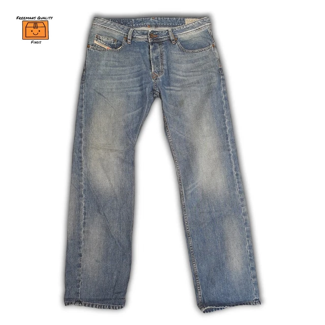 MEN S DIESEL LARKEE Jeans Regular Straight Leg Medium Wash Denim 0800Z W34 L32 33.85 PicClick UK