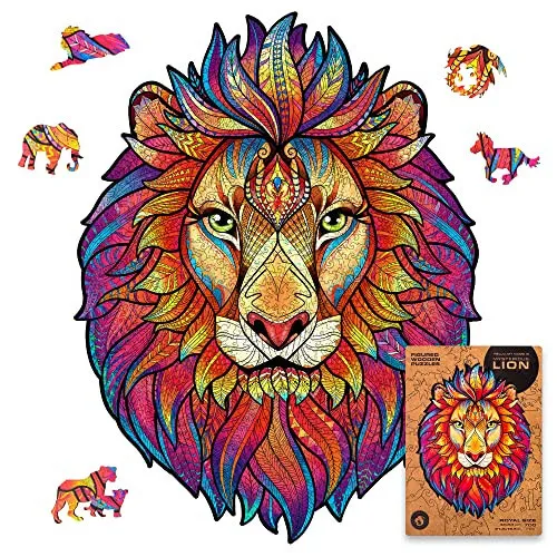 UNIDRAGON Wooden Puzzle Jigsaw, Best Gift for Adults and Children, Unique  [NEW]