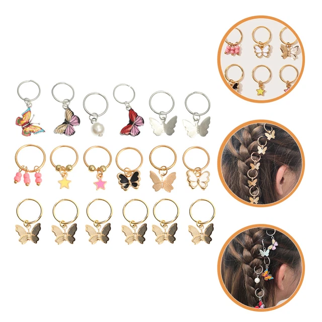 18 pz gioielli intrecciati dreadlocks accessori per capelli per trecce gioielli per capelli