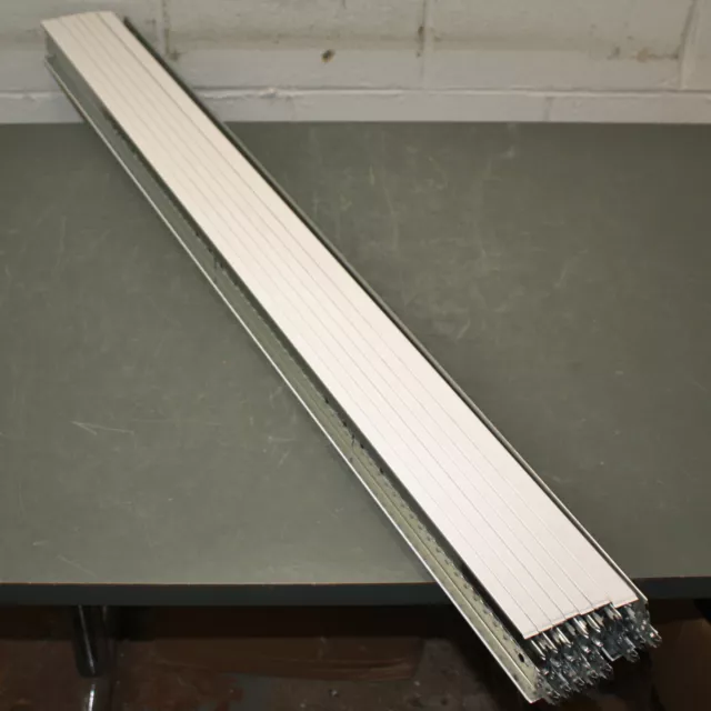 (15) Armstrong 48" Cross Tees XL8340RWN, for Drop Ceiling Tile, White Steel (15) Armstrong 48" Cross Tees XL8340RWN, for Drop Ceiling Tile, White Steel